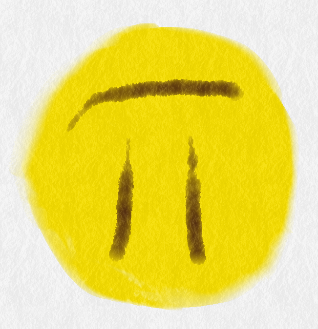 Greek Upside Down Smile Pi