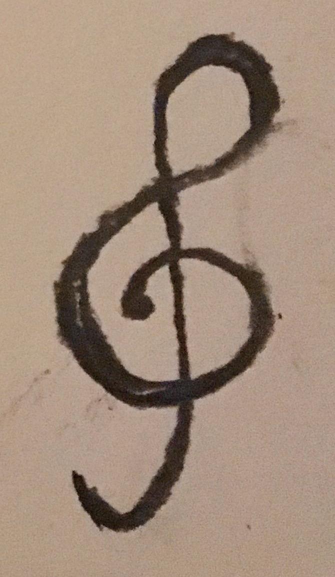 Treble Clef: Art in itself